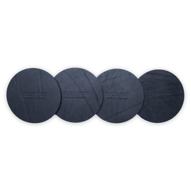 Buckaroo Leather Coasters