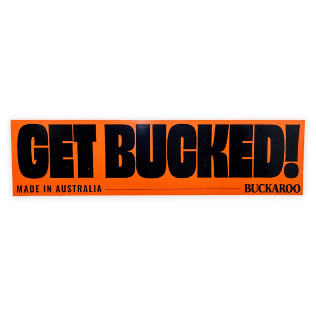 Buckaroo Bumper Sticker