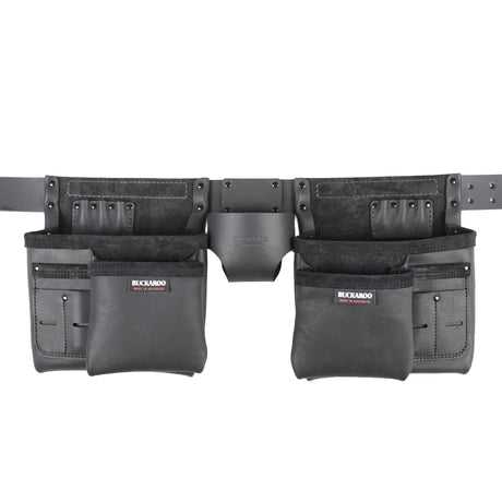 Buckaroo Apron Belt 2.0 leather tool belt with an adjustable fit and modular quick-release system, handmade in Australia from premium Australian leather.