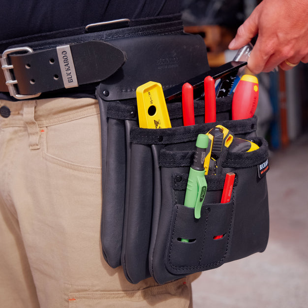 3 Pocket Nail Bag