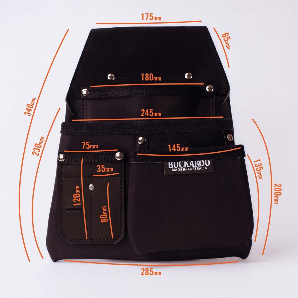 3 Pocket Low Drop Bag - Buckaroo Belts