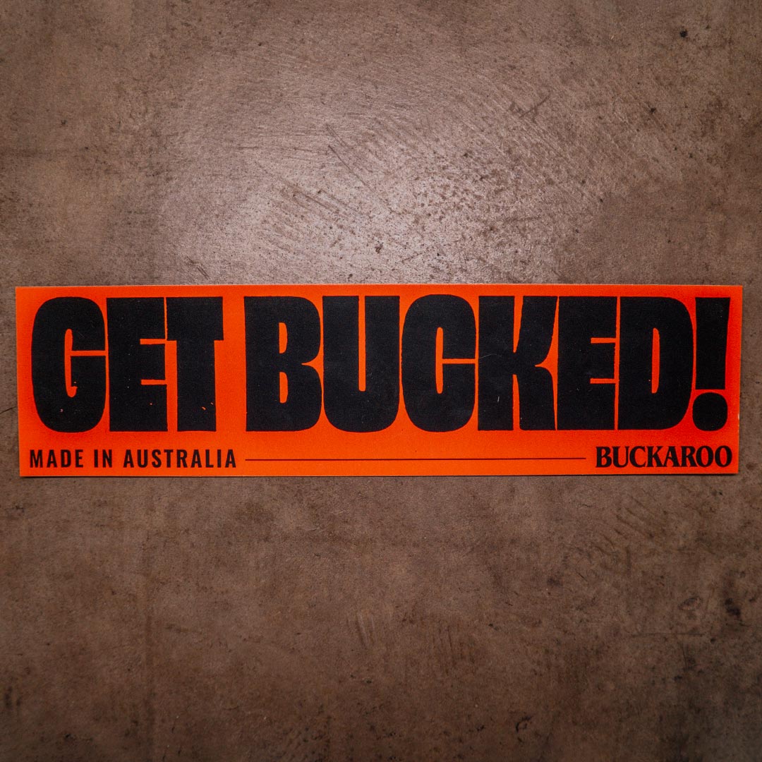 Buckaroo Bumper Sticker – Buckaroo Belts