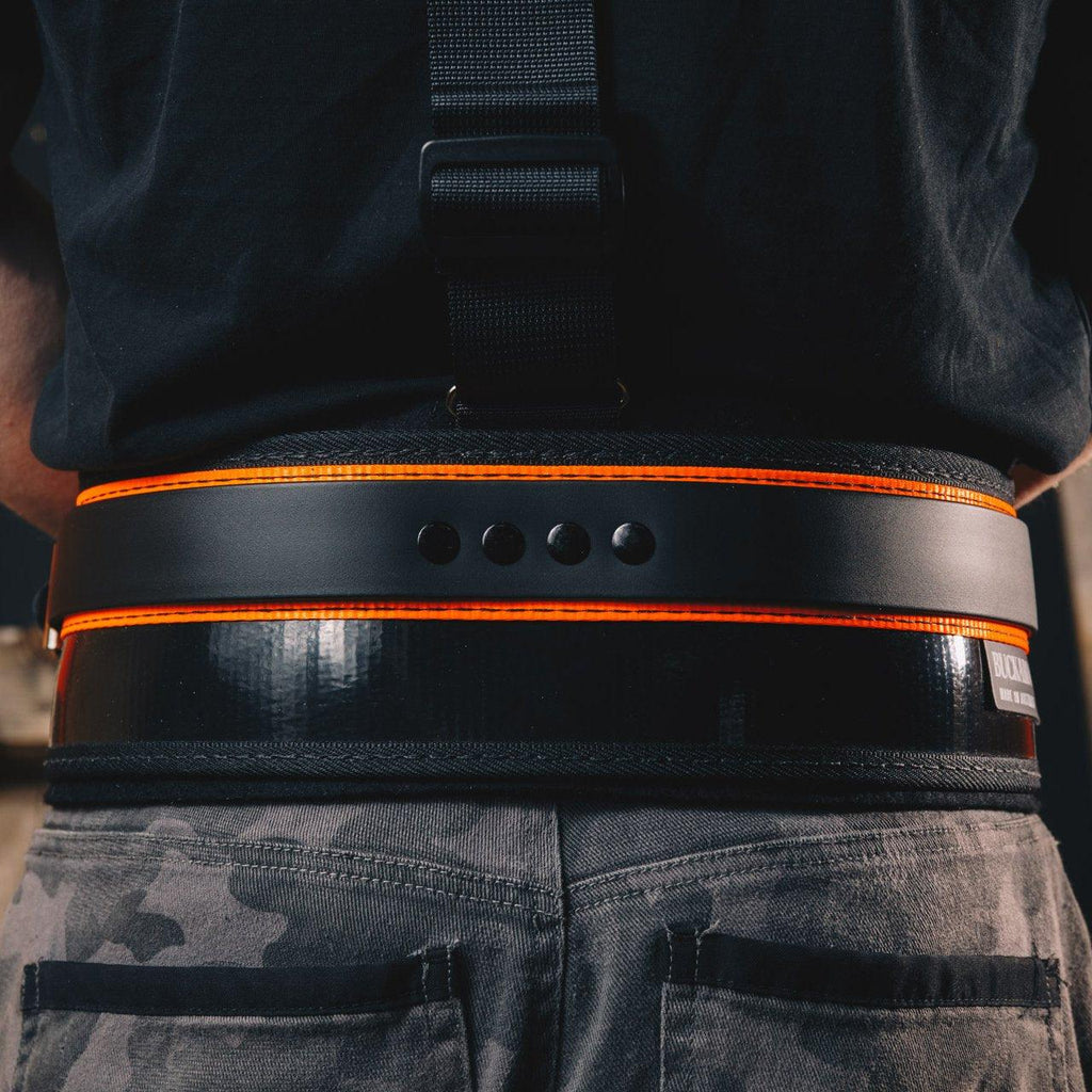 Rescue Unit With Back Support Miners Belt - Buckaroo Belts