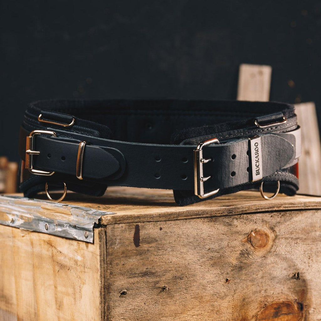 thumbnail image 2 of Buckaroo Apron Leather Work Belt 38 Inch Adjustable Buckaroo 38" All Rounder Tool 38 All Rounder Tool Belt Buckle 2 of 11