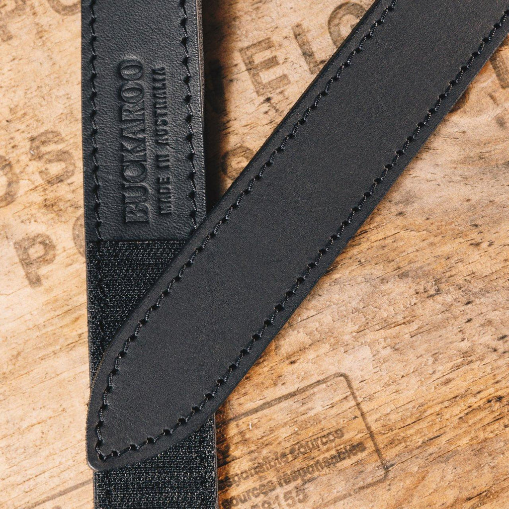 Velcro Brand Fastened Belt Black - Buckaroo Belts