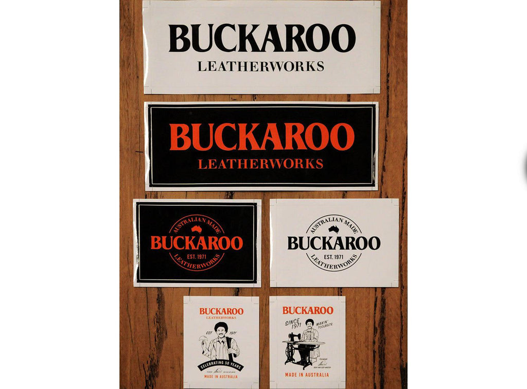 Buckaroo Sticker 6 Pack - Buckaroo Belts